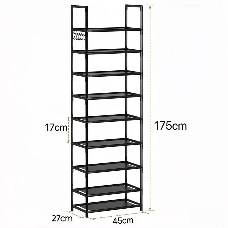 🎉 LIMITED TIME 49% OFF! 👟 10-Tier Vertical Shoe Rack Organizer – Space-Saving Design, Large Capacity & Bonus Side Hooks 🏠
