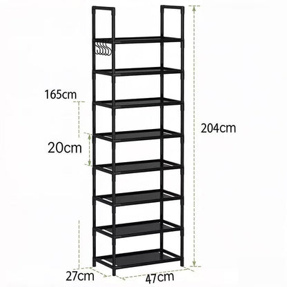 🎉 LIMITED TIME 49% OFF! 👟 10-Tier Vertical Shoe Rack Organizer – Space-Saving Design, Large Capacity & Bonus Side Hooks 🏠