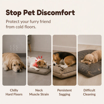 🐾 Premium Plush Pet Sleeping Mat – Ultra-Soft Thick Dog Crate Pad with Non-Slip Base