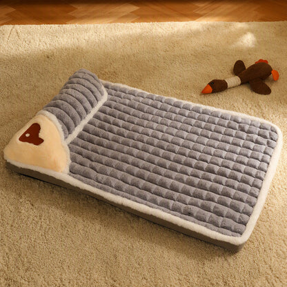 🐾 Premium Plush Pet Sleeping Mat – Ultra-Soft Thick Dog Crate Pad with Non-Slip Base