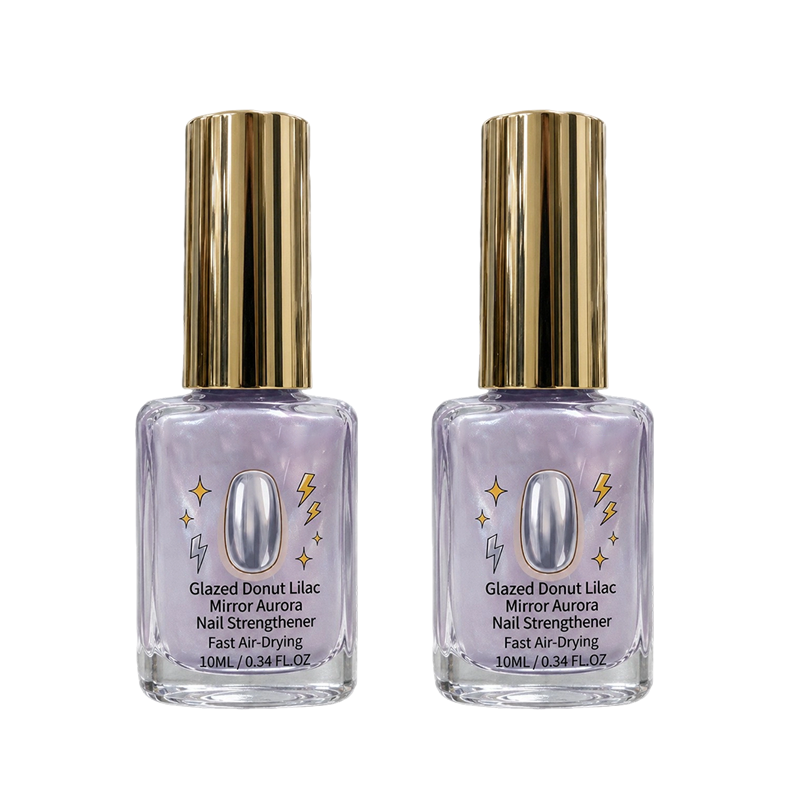 💎 Lilac Mirror Gloss Nail Strengthener – Stronger Nails, Gorgeous Shine! 🌸