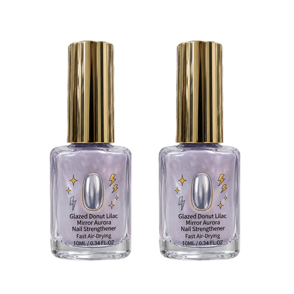💎 Lilac Mirror Gloss Nail Strengthener – Stronger Nails, Gorgeous Shine! 🌸