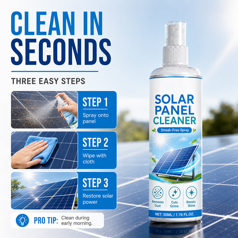🛒 49% OFF NOW! ☀️ Advanced solar panel cleaning spray – Effectively removes dirt & improves energy output – Easy-to-use outdoor product 💧