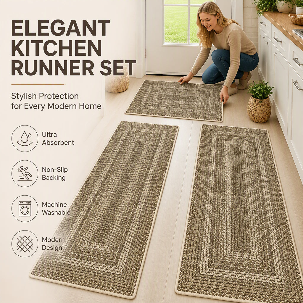 📢📢49% OFF !! ⏰Elegant Woven Runner Rug