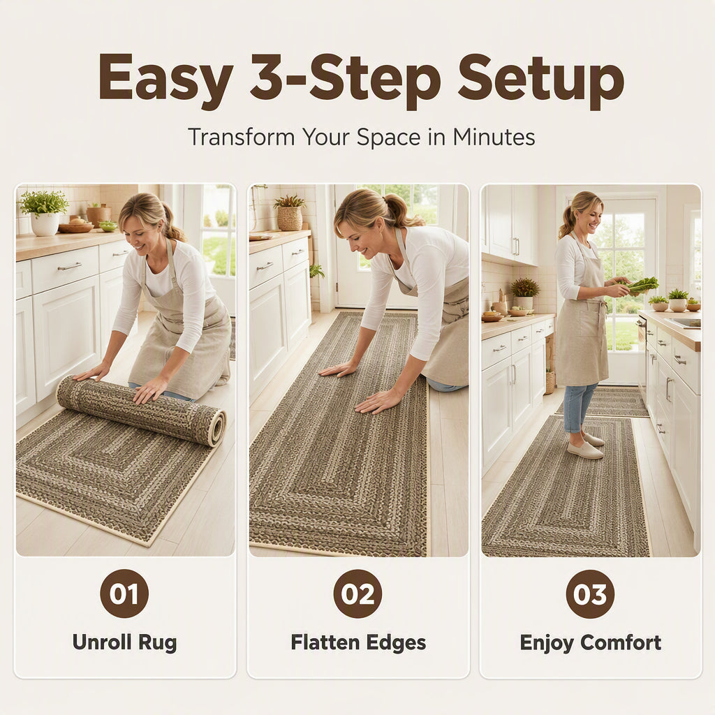 📢📢49% OFF !! ⏰Elegant Woven Runner Rug