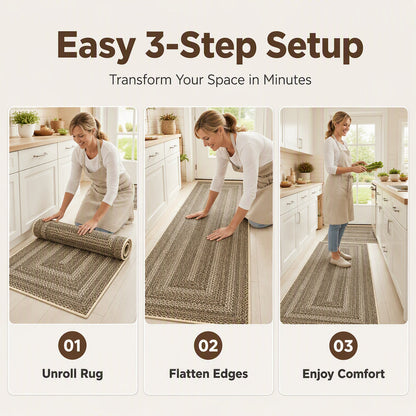 📢📢49% OFF !! ⏰Elegant Woven Runner Rug