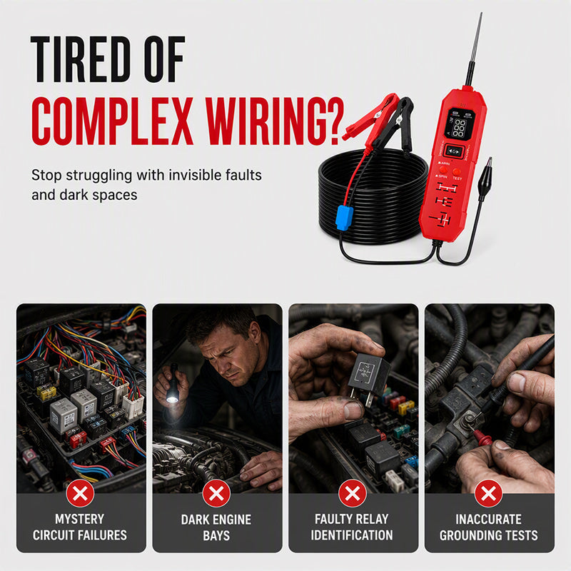 🔥2026 New Upgrade ＆ Hot Sale🔥 2-in-1 Automotive Circuit & Relay Tester – Digital Display ✨