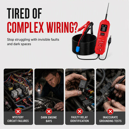 🔥2026 New Upgrade ＆ Hot Sale🔥 2-in-1 Automotive Circuit & Relay Tester – Digital Display ✨