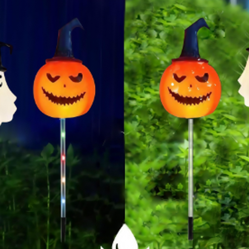 📢📢49% OFF !! ⏰Waterproof Halloween Pumpkin Stake Lights 
