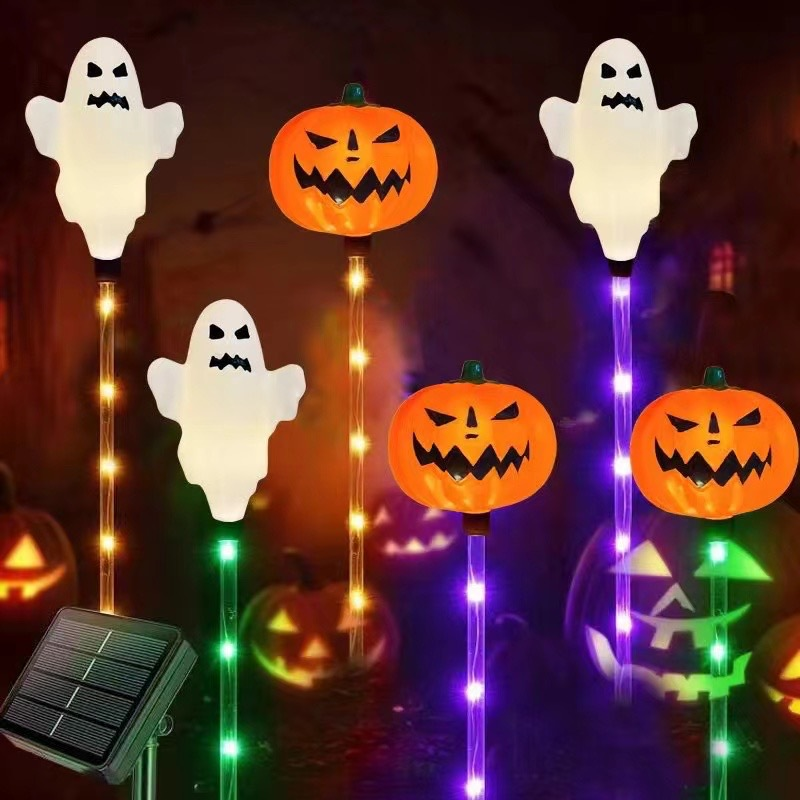 📢📢49% OFF !! ⏰Waterproof Halloween Pumpkin Stake Lights 