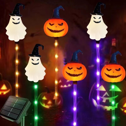 📢📢49% OFF !! ⏰Waterproof Halloween Pumpkin Stake Lights 