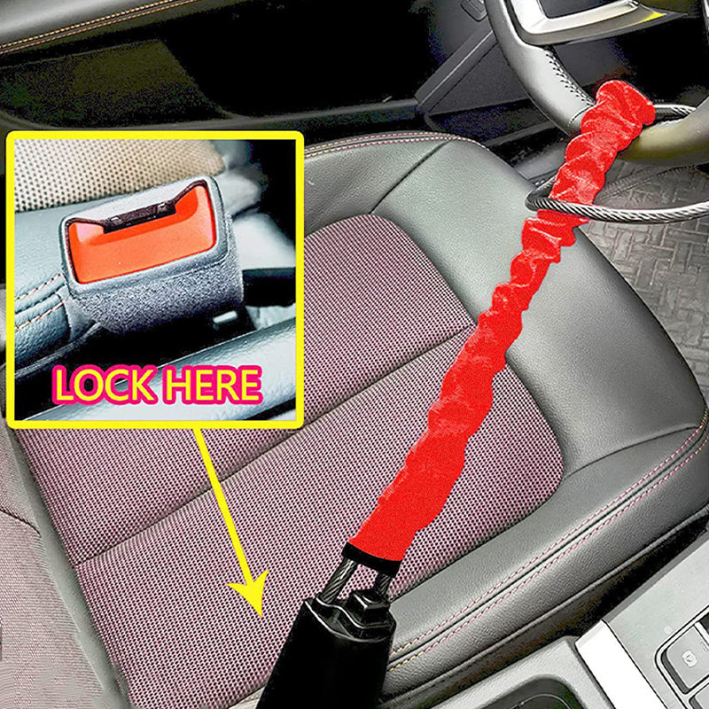 📢📢49% OFF !! ⏰Car Steer Wheel Lock Rope