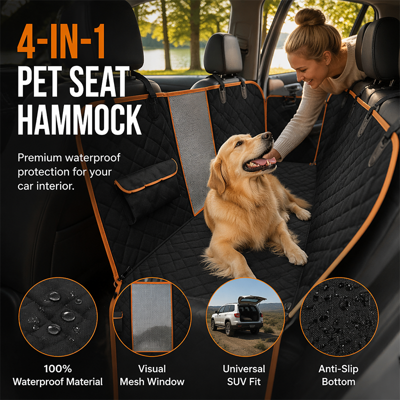 🚗🐾Dog Car Seat Cover for Back Seat