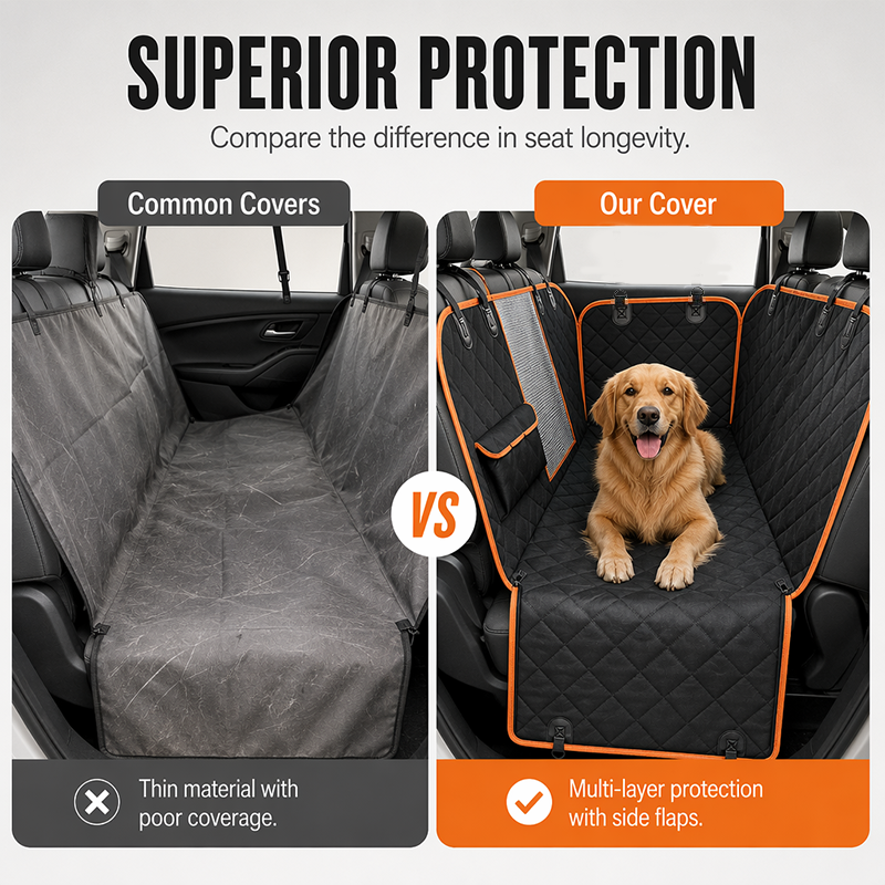 🚗🐾Dog Car Seat Cover for Back Seat