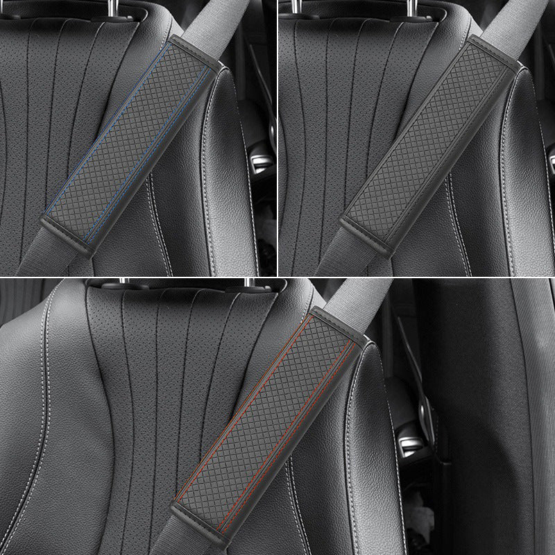 🔥 Buy 1  Get 1 Free ！🛡️ PU Leather Car Seat Belt Shoulder Pad