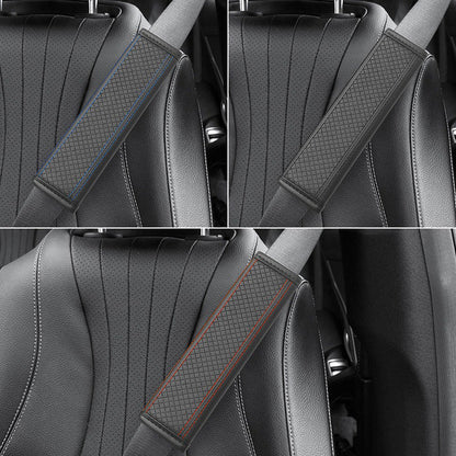 🔥 Buy 1  Get 1 Free ！🛡️ PU Leather Car Seat Belt Shoulder Pad