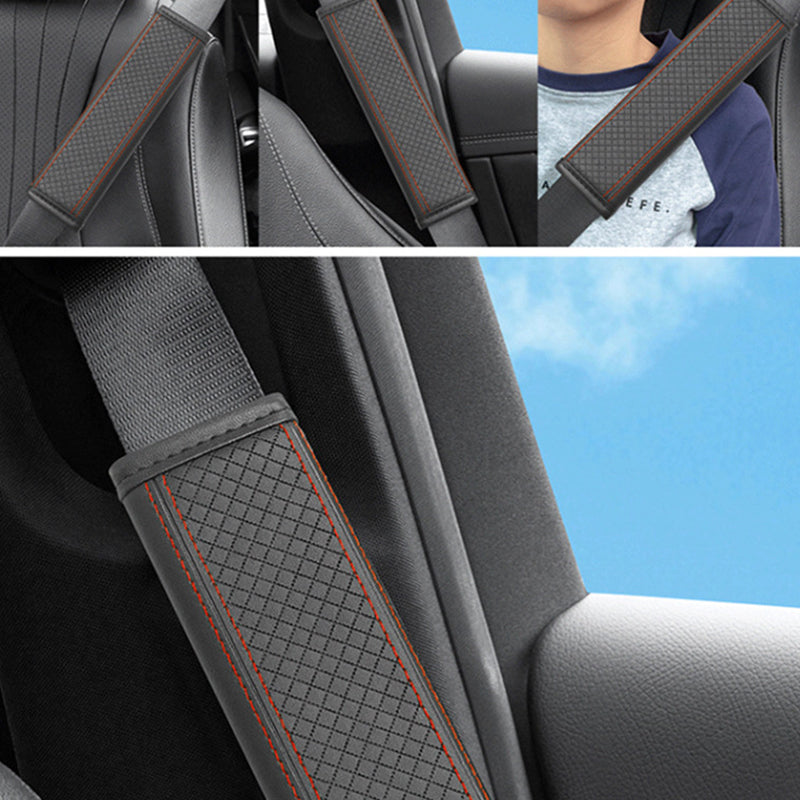🔥 Buy 1  Get 1 Free ！🛡️ PU Leather Car Seat Belt Shoulder Pad