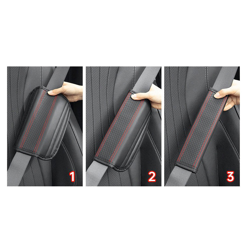 🔥 Buy 1  Get 1 Free ！🛡️ PU Leather Car Seat Belt Shoulder Pad