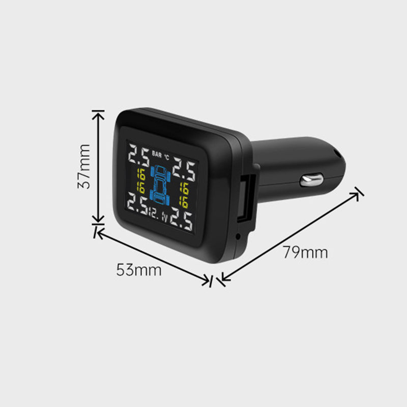 🎉 2026 Sale — Over 27,000 Sold! 🔧 Cigarette Lighter TPMS – Real-Time Tire Pressure & Temp Alerts, Plug & Play! ✨