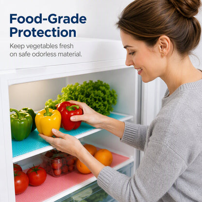 🧊 49% OFF NOW! 🛡️ Waterproof Fridge Shelf Liners – Non-slip, easy-clean & food-safe – Keeps fridge shelves fresh & organized ✨