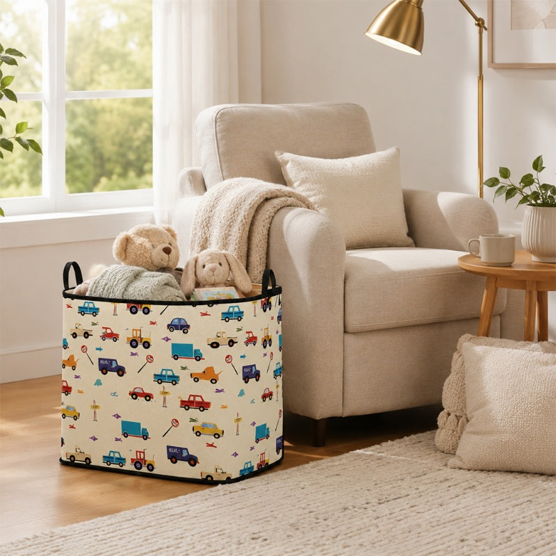 🧺 49% OFF NOW! 🎉 Large Foldable Canvas Storage Organizer – Durable, zippered lid & reinforced handles – Perfect for home, closet & travel ✨
