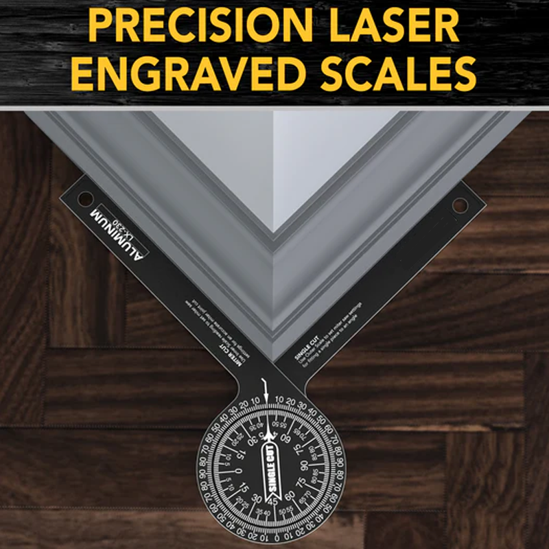 📐🔨7-Inch Plastic or Aluminum Miter Saw Protractor