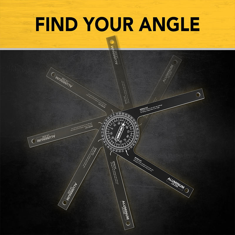 📐🔨7-Inch Plastic or Aluminum Miter Saw Protractor