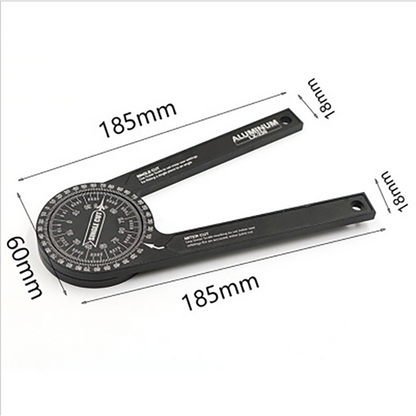 📐🔨7-Inch Plastic or Aluminum Miter Saw Protractor