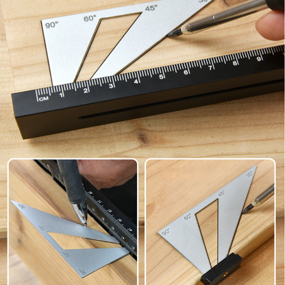 ⏳🔥LIMITED-TIME 49% OFF! ⏰📐 28-Piece Woodworking Dovetail Marker Set 🛠️