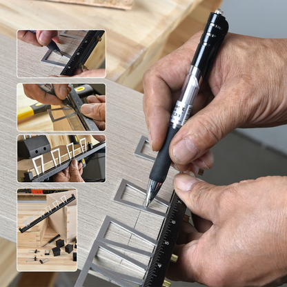 ⏳🔥LIMITED-TIME 49% OFF! ⏰📐 28-Piece Woodworking Dovetail Marker Set 🛠️