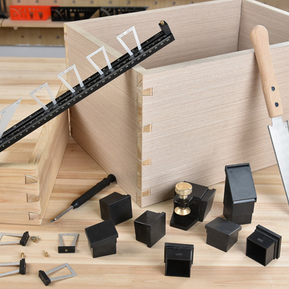 ⏳🔥LIMITED-TIME 49% OFF! ⏰📐 28-Piece Woodworking Dovetail Marker Set 🛠️