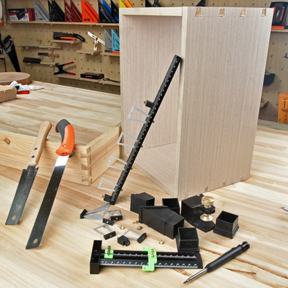 ⏳🔥LIMITED-TIME 49% OFF! ⏰📐 28-Piece Woodworking Dovetail Marker Set 🛠️