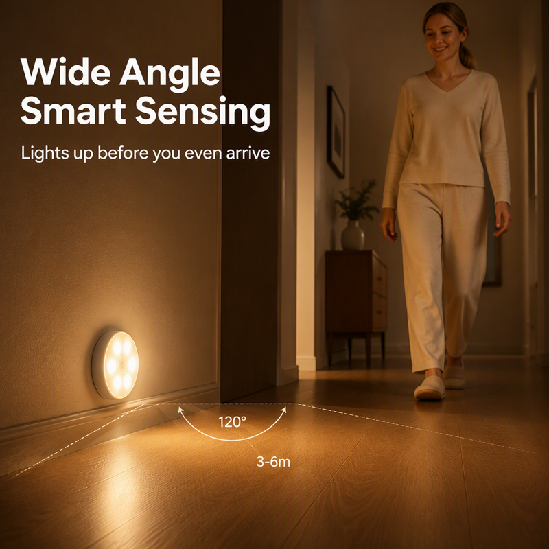 🎁 AMAZING VALUE!🌞Magnetic Wireless LED Motion Sensor Night Light⚡