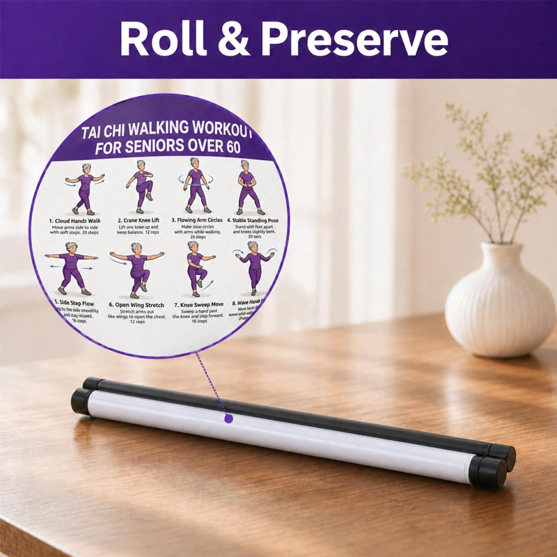 ⏳Limited-time 49% off⏰Tai Chi Workout Poster for Seniors☯️