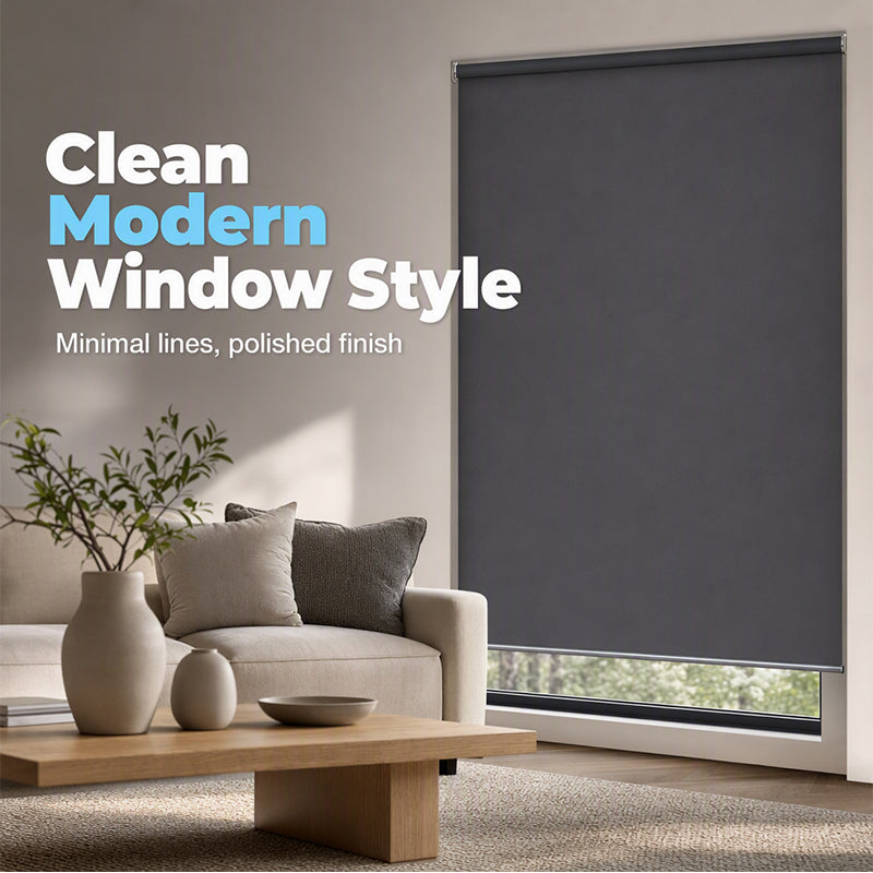 🎉 LIMITED TIME 49% OFF! 🏆 Motorized Blackout Blinds with Remote – Smart Roller Shade, Complete Light Blocking & Clean Modern Design ✨