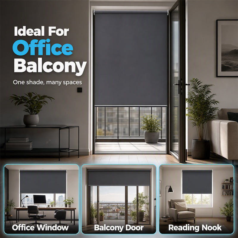 🎉 LIMITED TIME 49% OFF! 🏆 Motorized Blackout Blinds with Remote – Smart Roller Shade, Complete Light Blocking & Clean Modern Design ✨