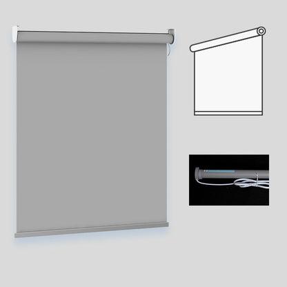 🎉 LIMITED TIME 49% OFF! 🏆 Motorized Blackout Blinds with Remote – Smart Roller Shade, Complete Light Blocking & Clean Modern Design ✨