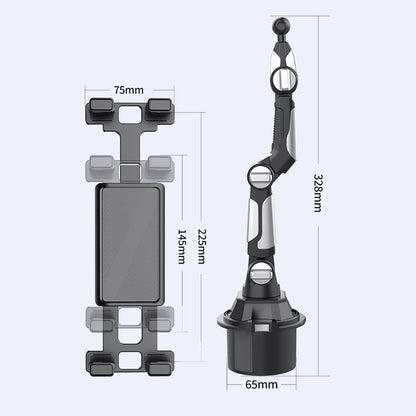 ⏳🔥LIMITED-TIME 49% OFF! ⏰🚗 From Hire Car to Family SUV – Foldable Tablet Stand Fits Most Cup Holders. Adjustable Angle