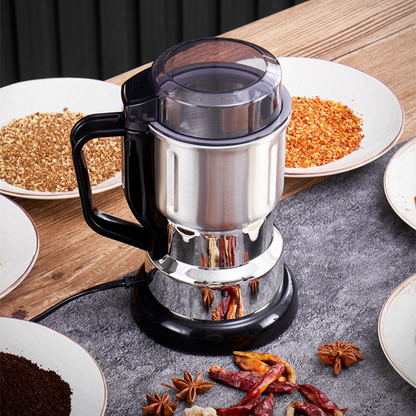 ⏳Limited-time 49% off💥Electric Grinder — Stainless Steel, Coffee Beans, Spices, Nuts & Herbs