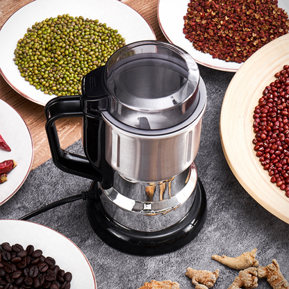 ⏳Limited-time 49% off💥Electric Grinder — Stainless Steel, Coffee Beans, Spices, Nuts & Herbs