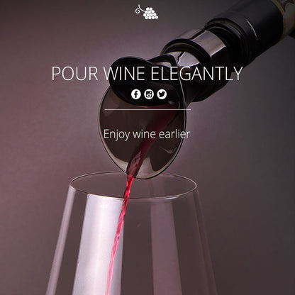 📢📢49% OFF !! ⏰ 2-in-1 Wine Saver – Vacuum Pump & Sealer, Preserves Freshness & Aroma ✨