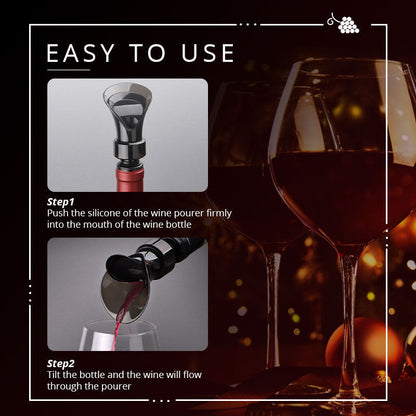 📢📢49% OFF !! ⏰ 2-in-1 Wine Saver – Vacuum Pump & Sealer, Preserves Freshness & Aroma ✨