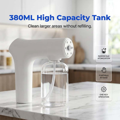 🦠 49% OFF NOW! 🚫 Cordless Nano Atomizer – Touchless Disinfecting, Blue Light – For Home, Office & Car 🏠