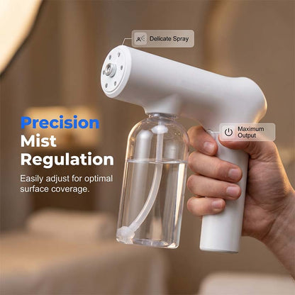🦠 49% OFF NOW! 🚫 Cordless Nano Atomizer – Touchless Disinfecting, Blue Light – For Home, Office & Car 🏠