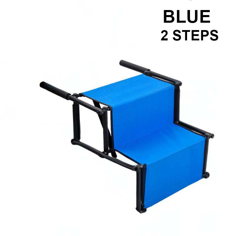 🐕 Portable Foldable Non-Slip Dog Car Stairs – 4-Step Heavy Duty Pet Steps