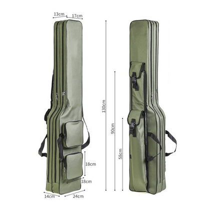 🎉 2026 Sale — Over 11,000 Sold! 🎣 3-Layer Fishing Rod Bag – Holds Rods, Reels & Tackle – Durable 420D Oxford, Comfortable Backpack Carry! ✨
