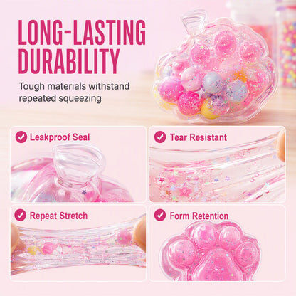 🧸49% OFF NOW ! 😼 DIY Fried Ice Squishy Toy Kit with Cat Claw Design for Kids
