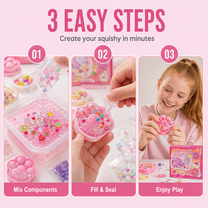 🧸49% OFF NOW ! 😼 DIY Fried Ice Squishy Toy Kit with Cat Claw Design for Kids