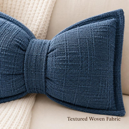 🎀 49% OFF NOW! 🛋️ Soft Chenille Bow-Shaped Throw Pillow – Ultra-soft, plush & decorative – Perfect for sofas, beds & cozy corners ✨