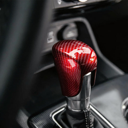 ⏳🔥LIMITED-TIME 49% OFF! ⏰🚗Civic Gear Shift Knob Cover – Carbon‑Fiber Style Trim ✨